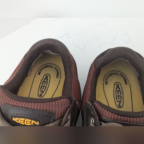 KEEN Destin Low Brown Leather Steel Toe EH Utility Safety work bootShoes Men 8.5 main image 4